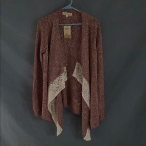 Burgundy Cardigan